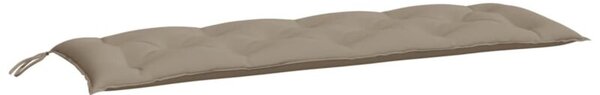 Poduszka na ławkę ogrodową, taupe, 150x50x7 cm, tkanina