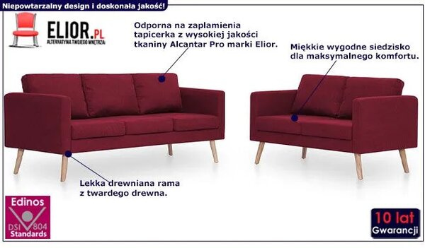 Komplet 2 sof wypoczynkowych A7-A54