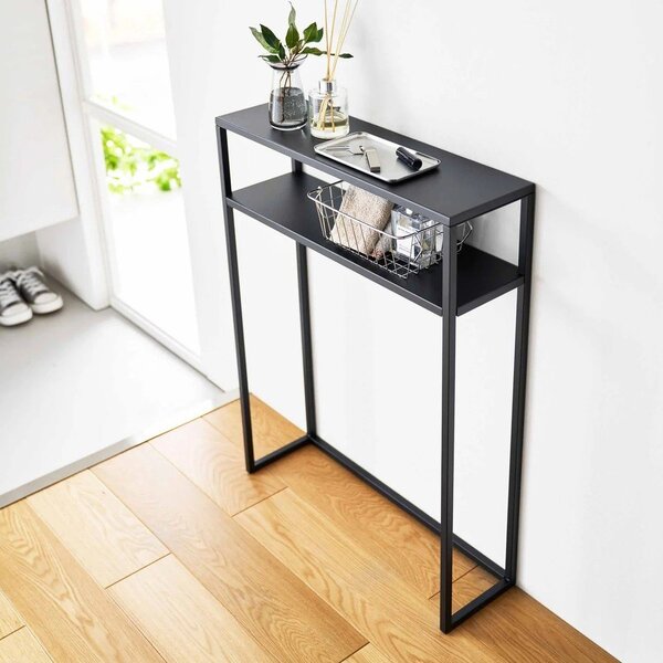 Czarna metalowa konsola 18x60 cm Tower – YAMAZAKI