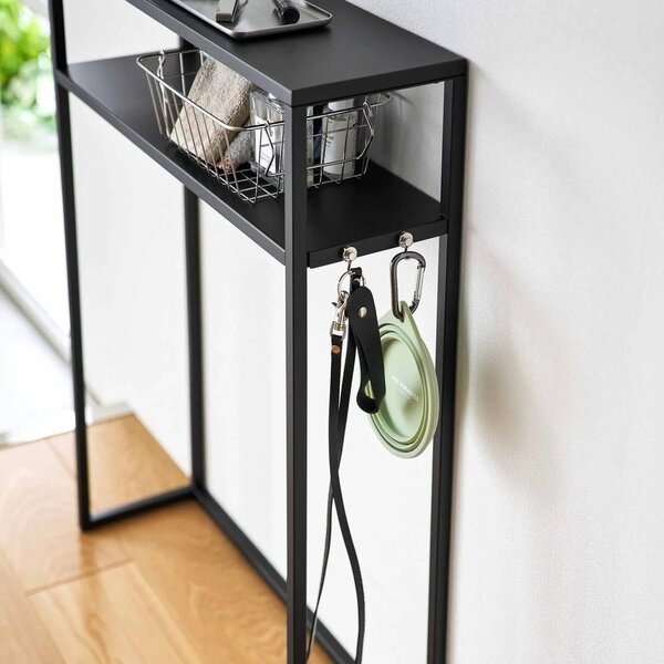 Czarna metalowa konsola 18x60 cm Tower – YAMAZAKI