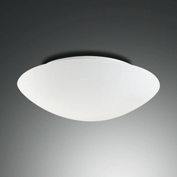 Fabas Luce Lampa sufitowa Pandora, możliwość ściemniania, biały / opal, salon / jadalnia, szkło