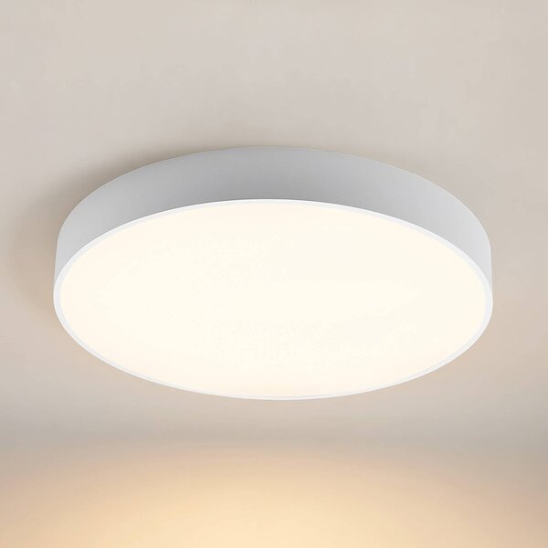Lampa sufitowa LED Noabelle Arcchio, możliwość ściemniania, biały / opal, kuchnia, metal, nowoczesny