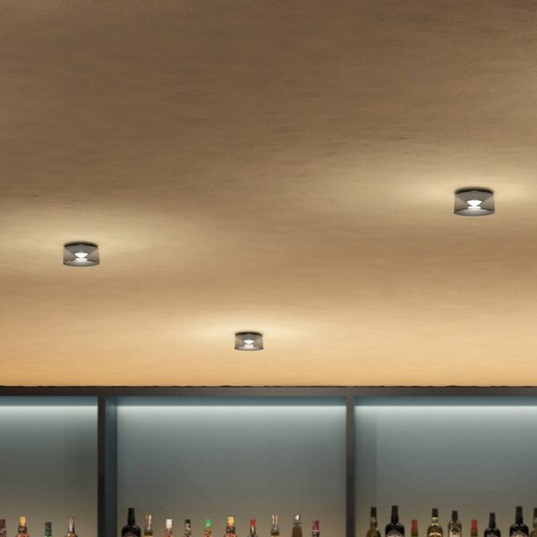 Ribag Lampa sufitowa LED Vior, możliwość ściemniania, biały / opal, salon / jadalnia, aluminium, nowoczesny