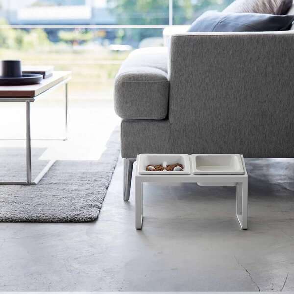 Zestaw misek ze stojakiem dla czworonoga ceramiczny Nooks – YAMAZAKI