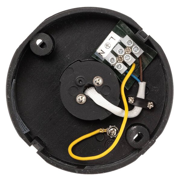 Lucide Lampa sufitowa Dime LED Fedler ściemniana do Warm, czarna Fedler, możliwość ściemniania, czarny, salon / jadalnia, aluminium, nowoczesny