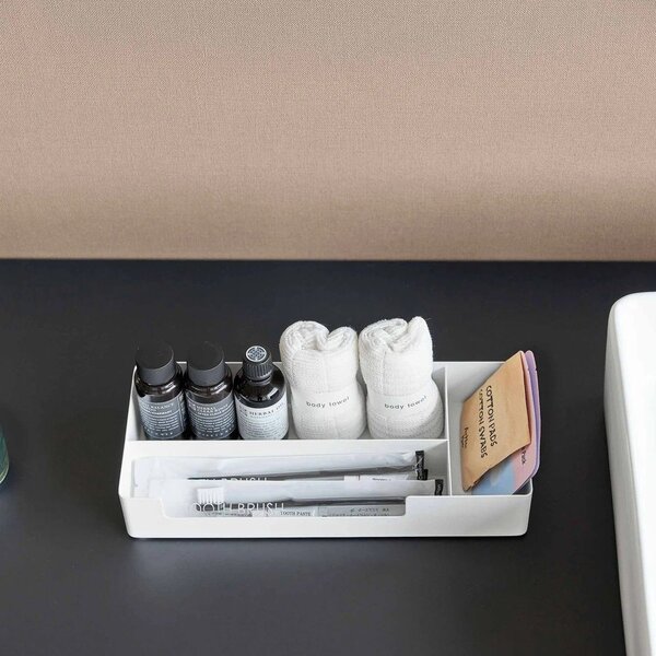 Biały metalowy organizer łazienkowy Amenity – YAMAZAKI