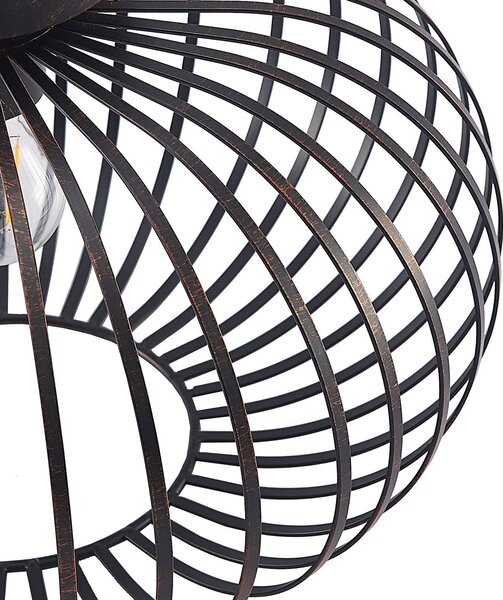 Lampa sufitowa Rosalea Lindby, możliwość ściemniania, czarny, salon / jadalnia, metal, nowoczesny