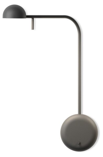 Lampa Ścienna Vibia, Pin, czarny, sypialnia, metal, nowoczesny