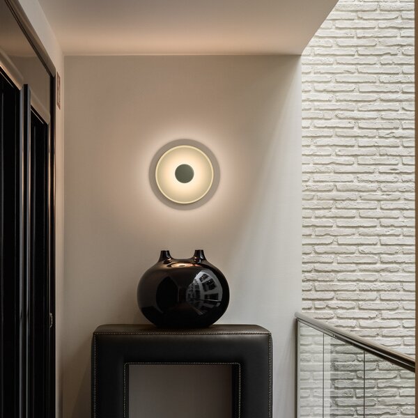 Lampa Ścienna Vibia, Top, ściemnialny, zielony, salon, metal, nowoczesny