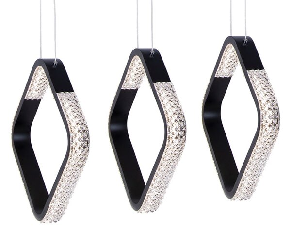 Potrójna lampa wisząca glamour - 6X S859 Z7-D89
