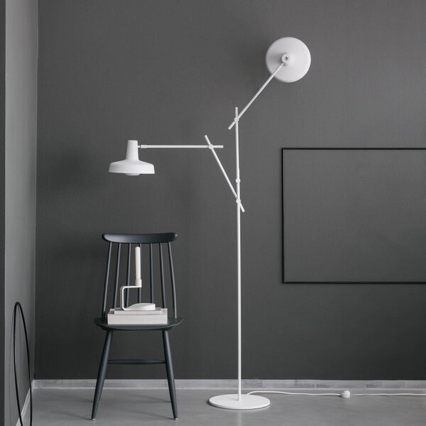 Lampa Podłogowa GRUPA, Arigato, biały, gabinet | pracownia, metal