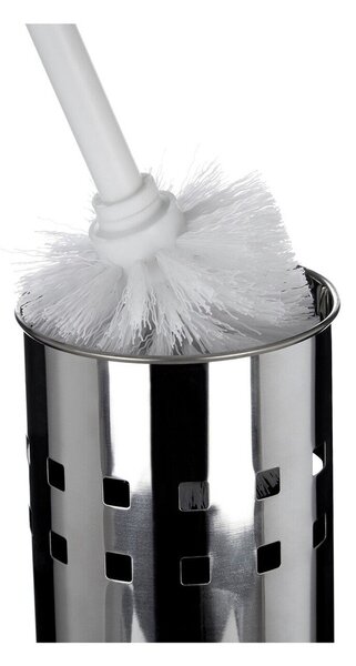 Szczotka do WC ze stali nierdzewnej w kolorze matowego srebra Indy – Premier Housewares