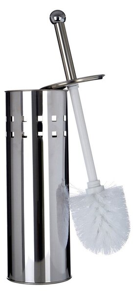 Szczotka do WC ze stali nierdzewnej w kolorze matowego srebra Indy – Premier Housewares