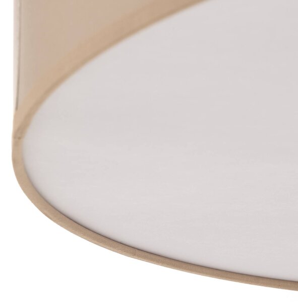 Lampa sufitowa Rondo TK Lighting, możliwość ściemniania, kremowy / amber, sypialnia, tkanina / materiał / jedwab, nowoczesny