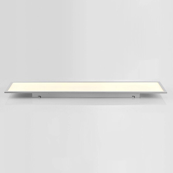 Lampa sufitowa LED Quais Lindby, biały / opal, kuchnia, aluminium, nowoczesny