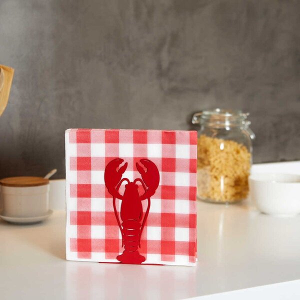 Metalowy serwetnik Lobster – Balvi