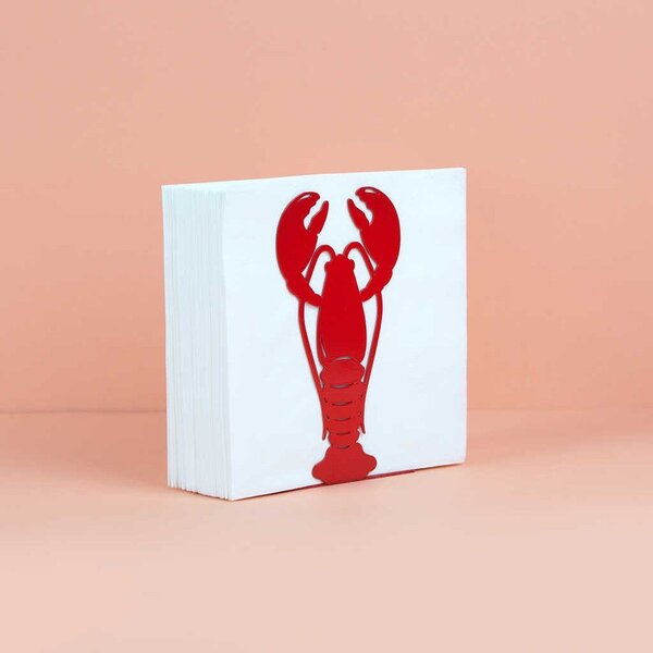 Metalowy serwetnik Lobster – Balvi