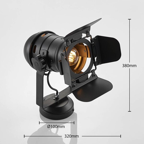 Lampa sufitowa Tilen Lindby, możliwość ściemniania, czarny, salon / jadalnia, metal