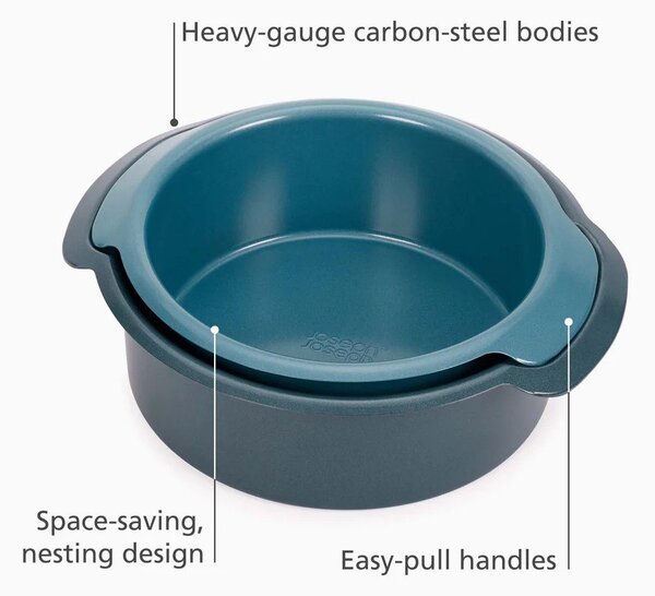 Stalowa tortownica 2 szt. ø 27 cm Nest™ Bake – Joseph Joseph