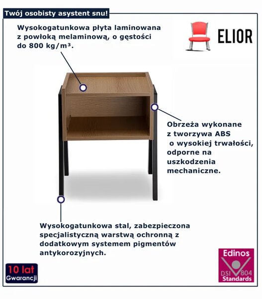 Nowoczesna szafka nocna D4-D52