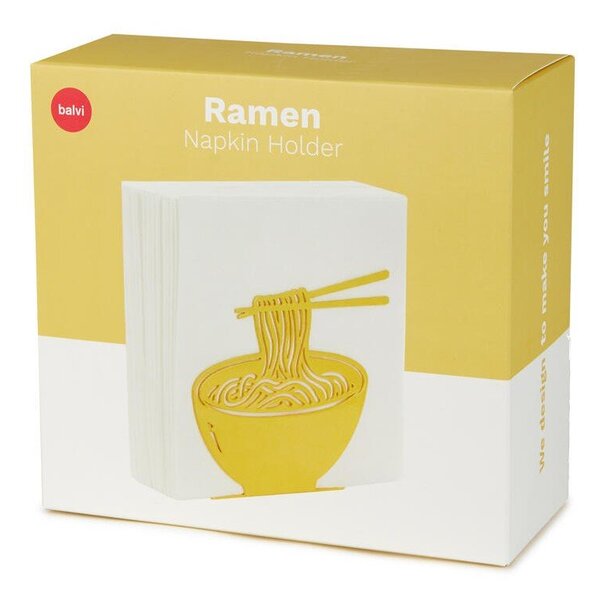 Metalowy serwetnik Ramen – Balvi