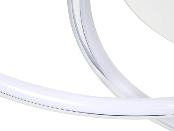 Lampa sufitowa LED Joline Lindby, chromowy / srebrny, salon / jadalnia, metal, nowoczesny