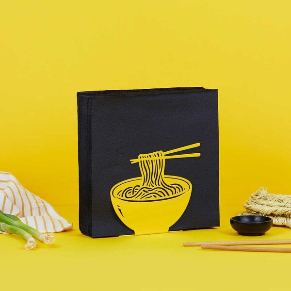 Metalowy serwetnik Ramen – Balvi