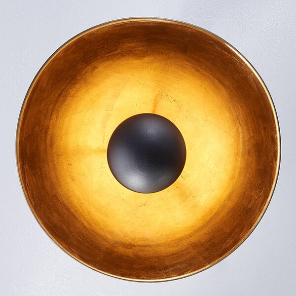 Lampa sufitowa Lya Lindby, możliwość ściemniania, czarny, salon / jadalnia, metal, nowoczesny