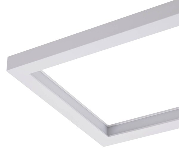 Lampa sufitowa LED Poppy Lindby, możliwość ściemniania, biały / opal, salon / jadalnia, aluminium, nowoczesny