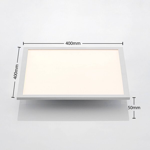 Lampa sufitowa LED Quais Lindby, biały / opal, kuchnia, aluminium, nowoczesny