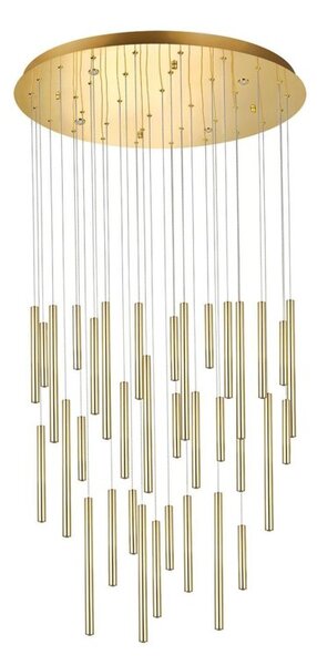 Azzardo Ilios 36 AZ5748 – designerska lampa wisząca LED 160W, nowoczesne oświetlenie do salonu