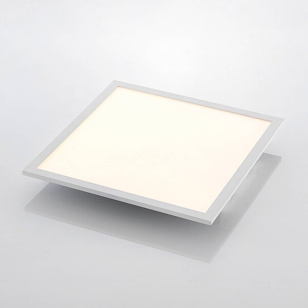 Lampa sufitowa LED Quais Lindby, biały / opal, kuchnia, aluminium, nowoczesny