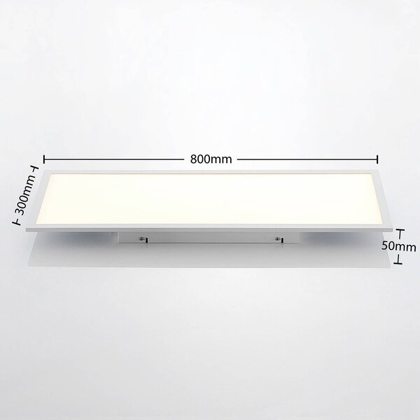 Lampa sufitowa LED Quais Lindby, biały / opal, kuchnia, aluminium, nowoczesny
