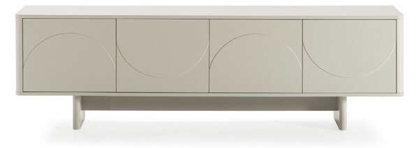 Kremowa szafka pod TV 180x55x40 cm Solei – MOME