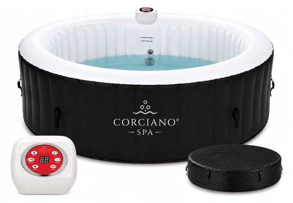 Dmuchane SPA Ogrodowe Hydromasaż 4-osobowe Okrągłe 180 cm Basen Corciano