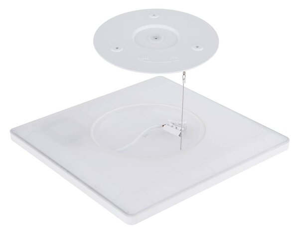 Globo Lampa sufitowa LED Sapana, możliwość ściemniania, biały / opal, salon / jadalnia, tworzywo sztuczne, nowoczesny