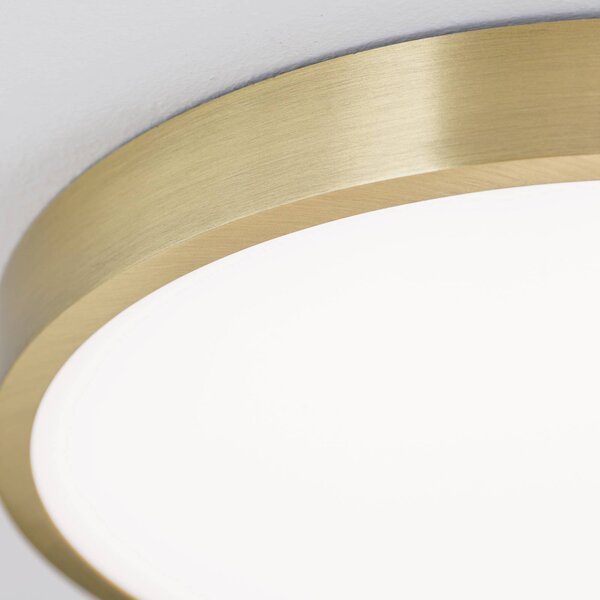 ORION Lampa sufitowa LED Bully, mosiężny / złoty, salon / jadalnia, aluminium, nowoczesny