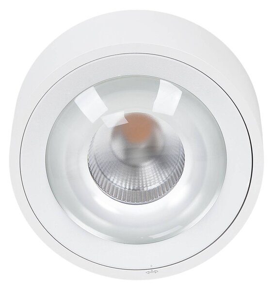 Lampa sufitowa LED Rotari Arcchio, możliwość ściemniania, biały / opal, salon / jadalnia, aluminium, nowoczesny