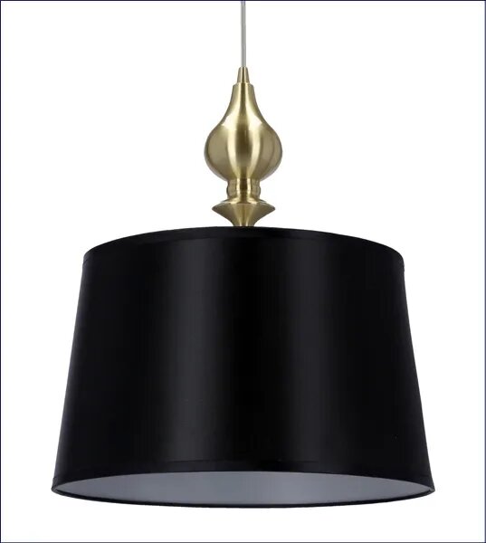 Wisząca lampa z czarnym abażurem - C8-R21