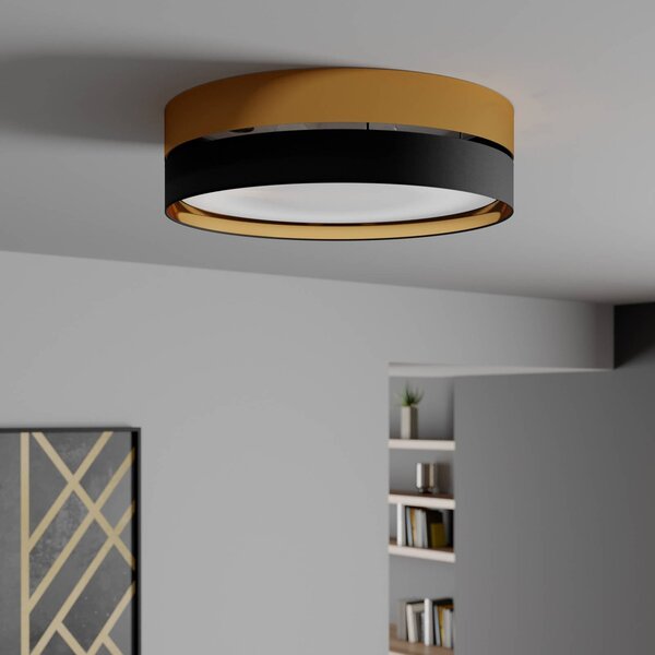 Lampa sufitowa Hilton TK Lighting, możliwość ściemniania, czarny, salon / jadalnia, metal, nowoczesny
