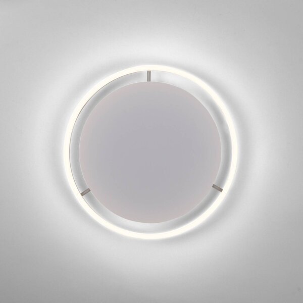 JUST LIGHT. GmbH Lampa sufitowa LED Ritus, możliwość ściemniania, aluminiowy / szary / cynkowy, salon / jadalnia, aluminium, nowoczesny