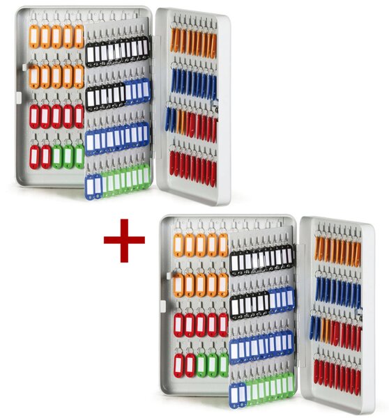 Szafka na klucze 1+1 GRATIS, zamek mechaniczny, na 160 kluczy