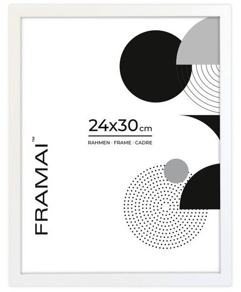 Biała ramka na zdjęcia 24x30 cm LUCA®