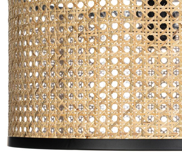 Lampa sufitowa Yaelle Lindby, możliwość ściemniania, jasne drewno, salon / jadalnia, drewno, dworkowy / rustykalny