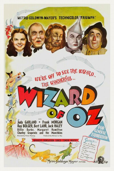 Ilustracja The Wonderful Wizard of Oz Ft Judy Gardland