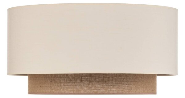 Lampa sufitowa Boho Duolla, możliwość ściemniania, kremowy / amber, sypialnia, tkanina / materiał / jedwab
