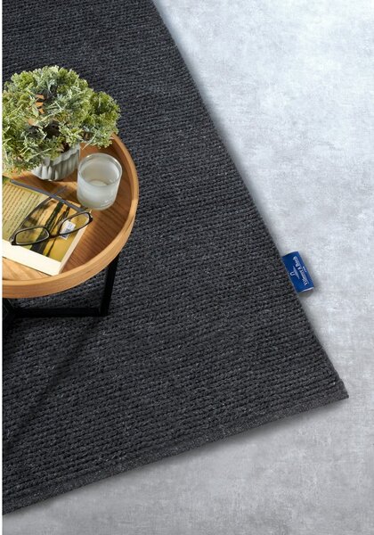 Ciemnoszary wełniany chodnik tkany ręcznie 80x200 cm Francois – Villeroy&Boch