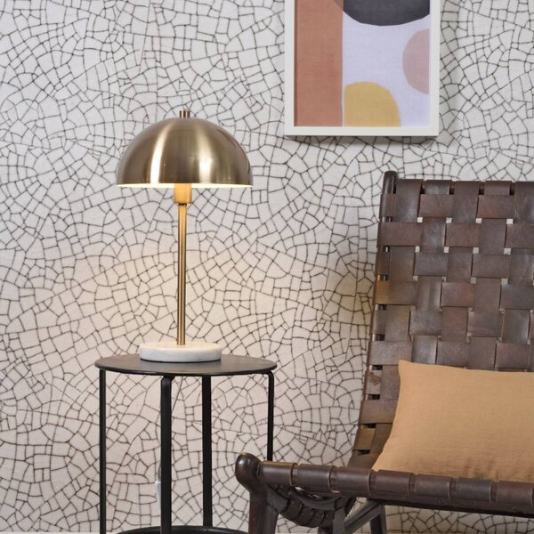 IT´S ABOUT ROMI Lampa stołowa Toulouse, biały / opal, salon / jadalnia, metal