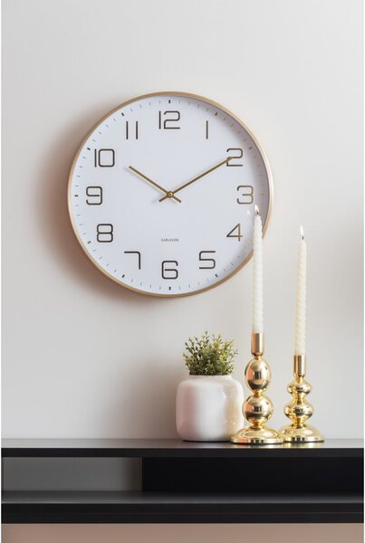 Zegar ścienny ø 40 cm Elegance Glow – Karlsson