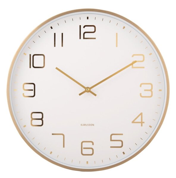 Zegar ścienny ø 40 cm Elegance Glow – Karlsson